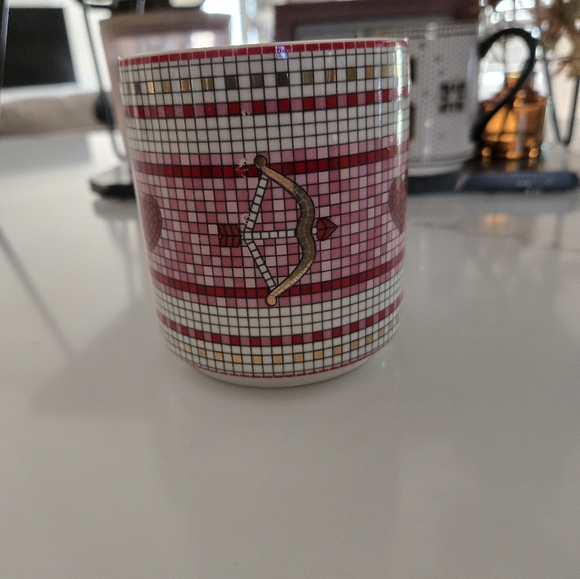 NEW Anthropologie Bistro Tile Mug - Valentine's Edition - Picture 4 of 7